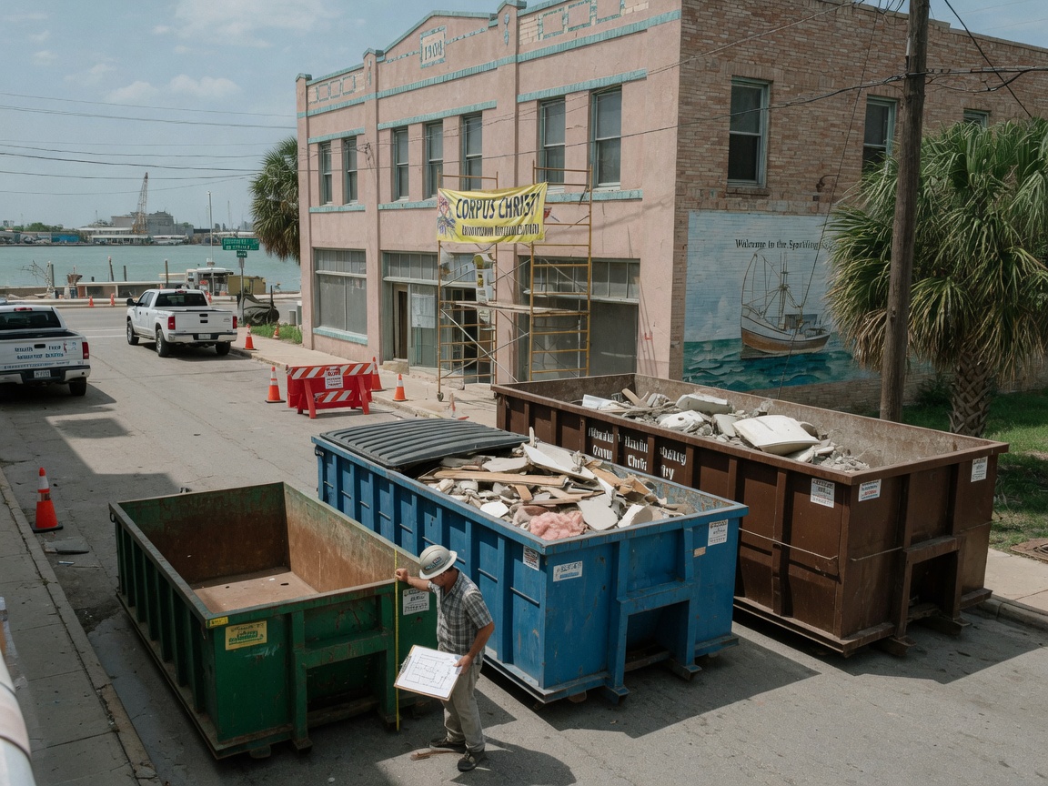 How to Pick Dumpster Size for Downtown Corpus Christi Renovations